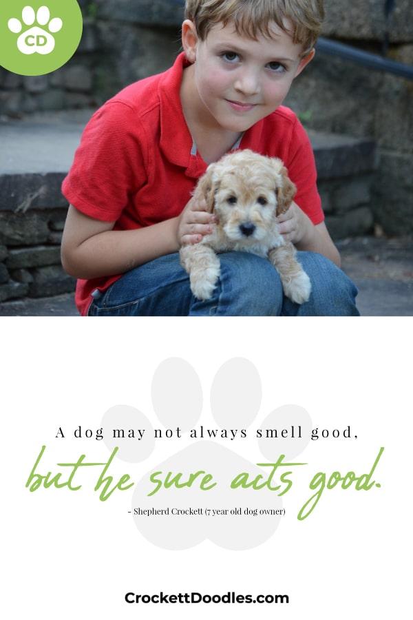 Puppy Quote Acts Good