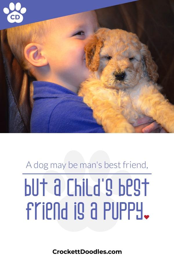 Puppy Quote Childs Best Friend